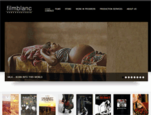Tablet Screenshot of filmblanc.com
